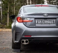 FOX final silencer right/left -  2x90 Typ 25 - 15+ Lexus RC200T