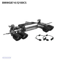 Bastuck Exhaust System Ø 110 mm (RACE look) for serial exhaust flap - BMW 2 Series G87 M2