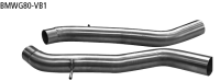 Bastuck Komplettanlage Ø 110 mm Carbon (RACE Look) für Serien-Abgasklappen - BMW 3er Serie G80/G81 M3 / BMW 4er Serie G82/G83 M4