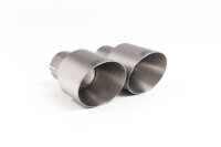 Milltek Exhaust System Brushed Titanium Tips - Subaru BRZ / Toyota GR86 / Toyota GT86