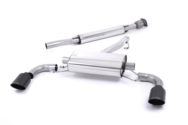 Milltek Exhaust System Ceramic Black Tips - Subaru BRZ / Toyota GR86 / Toyota GT86