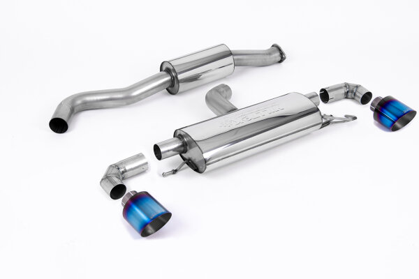 Milltek Auspuffanlage Burnt Titanium Tips - 20+ Toyota Yaris GR 1.6T (nur OPF/GPF Modelle)