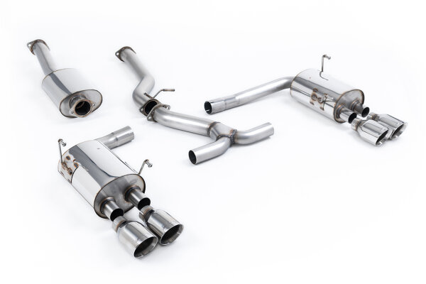 Milltek Exhaust System Polished Tips - 14+ Subaru Impreza WRX STi Saloon / Sedan