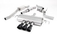 Milltek Exhaust System Cerakote Black Tips - 17-22 Honda...