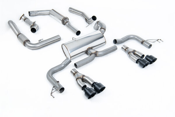 Milltek Exhaust System Cerakote Black Tips - 15-17 Honda Civic Type-R FK2 (LHD)