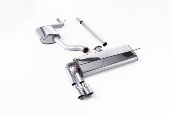 Milltek Exhaust System Polished Tips - 17-21 VW Golf 7.5 Evo GT/R-Line 1.5TSI (GTD Rear Valance Models)