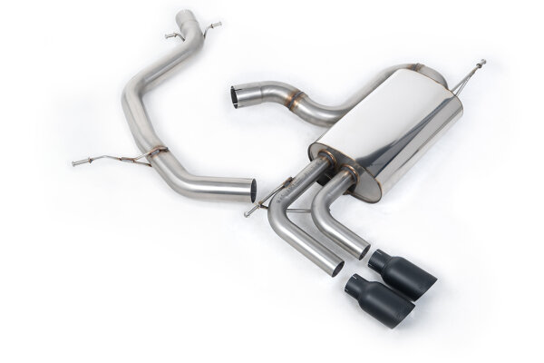 Milltek Exhaust System Cerakote Black Tips - 06-09 VW Golf 5 GTi Edition 30 2.0T FSi 230PS