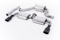 Milltek Exhaust System Cerakote Black Oval Tips - 09-16...