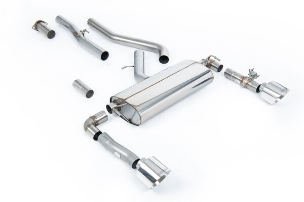 Milltek Exhaust System Polished Tips - 22+ Hyundai Kona N 2.0T 280PS (OPF/GPF Models only)