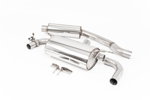 Milltek Auspuffanlage Burnt Titanium Tips - 19-20 BMW 1er Serie F20/F21 LCI M140i (nur Modelle ohne xDrive / mit OPF)