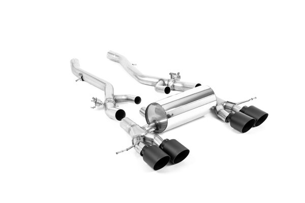 Milltek Exhaust System Cerakote Black Tips - 20+ BMW 3 Series G80/G81 M3 (+Competition) 3.0T incl. Touring & xDrive / 20+ BMW 4 Series G82 M4 (+Competition) 3.0T (S58 Models with OPF/GPF only)