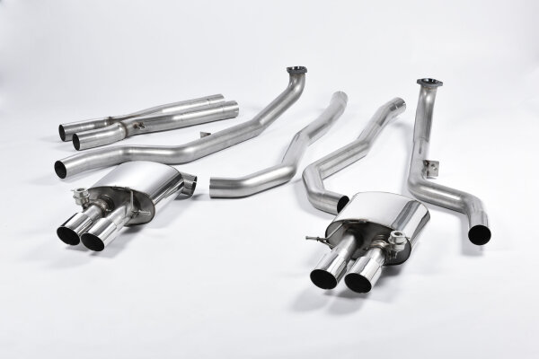 Milltek Exhaust System Polished Tips - 11-16 BMW 5 Series F10 M5 Saloon M TwinPower Turbo V8