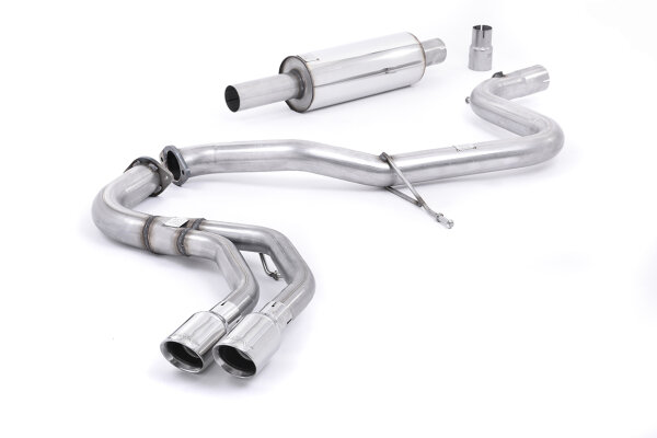 Milltek Exhaust System Polished Tips - 13-20 Audi A3 MQB 3-Door 2.0 TDI 184PS (+Sportback) 2WD