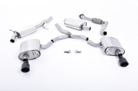 Milltek Exhaust System Cerakote Black Tips - 16+ Audi A4...