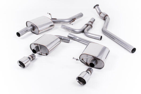 Milltek Exhaust System Polished Tips - 08-12 Audi A5 2.0 TFSI