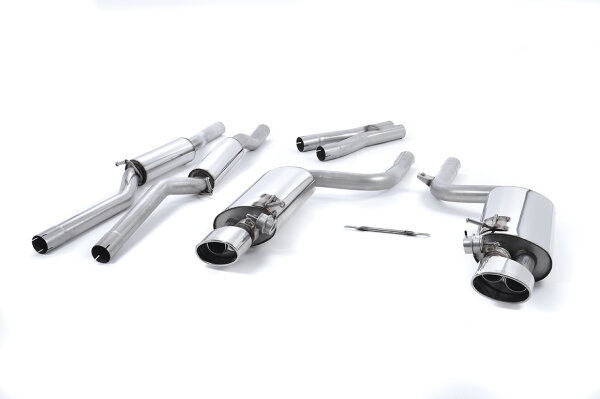 Milltek Exhaust System Polished Tips - 06-08 Audi RS4 B7 4.2 V8 Saloon / Avant / Convertible