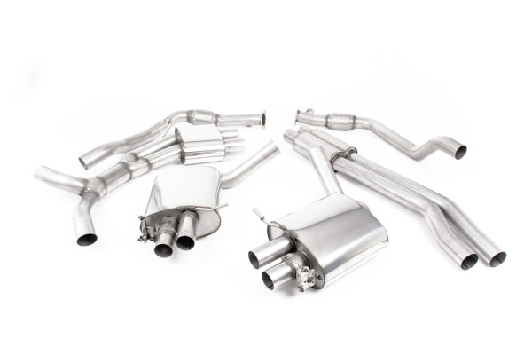 Milltek Exhaust System Burnt Titanium Tips - 18+ Audi RS4 B9 2.9 V6 Turbo Avant (Non-OPF/GPF Models only)