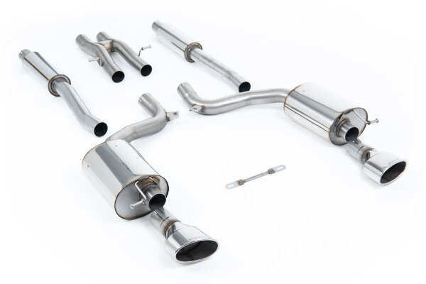 Milltek Exhaust System Polished Tips - 08-10 Audi RS6 C5 5.0 V10 Bi-Turbo Quattro