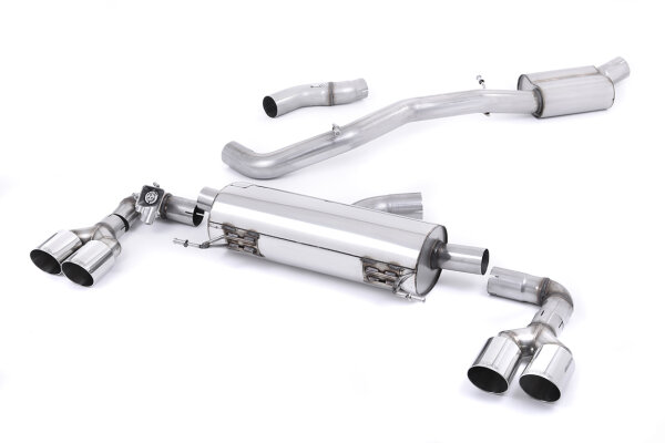 Milltek Auspuffanlage Polished Tips - 14-18 Audi S1 2.0 TSFI Quattro