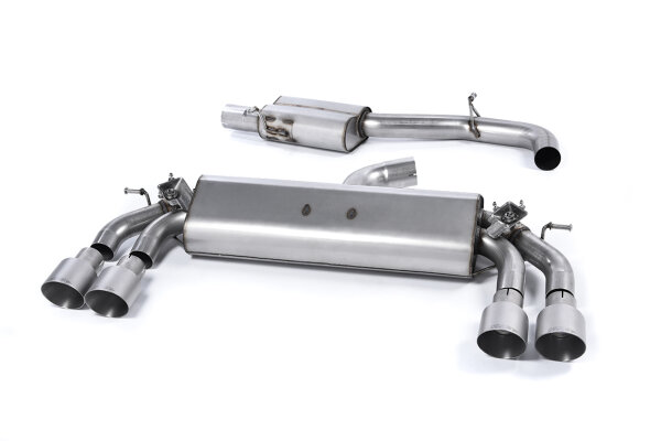 Milltek Auspuffanlage Titanium Tips - 13-18 Audi S3 8V/8V.2 2.0 TFSI 3-Türer Quattro (nur Modelle ohne GPF)