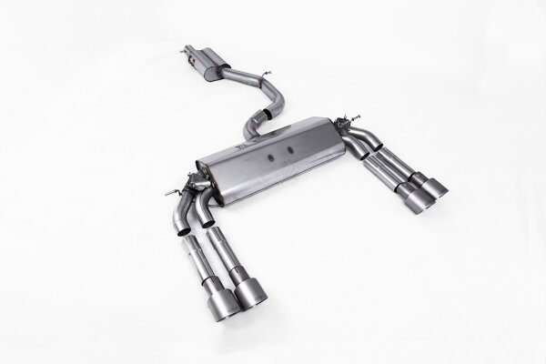 Milltek Exhaust System Titanium Tips - 13-18 Audi S3 8V/8V.2 2.0 TFSI Saloon / Convertible Quattro (Non-GPF Models only)