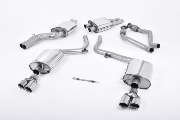 Milltek Auspuffanlage Polished Tips - 09-12 Audi S4 B8 3.0 Supercharged V6 / 10-11 Audi S5 B8 3.0 TFSI Sportback