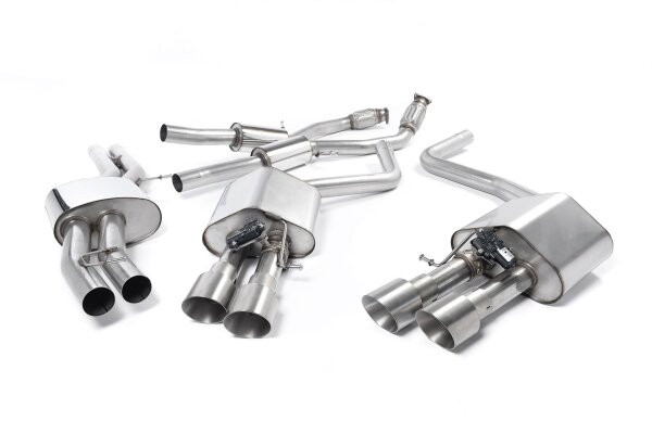 Milltek Auspuffanlage Titanium Tips - 13-18 Audi S8 D4 4.0 TFSI Quattro Tiptronic