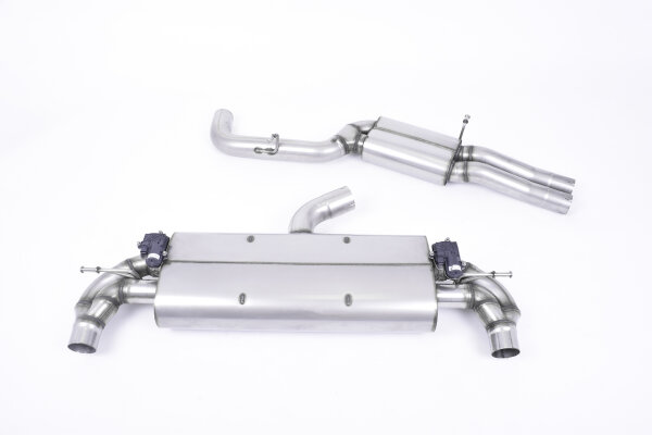 Milltek Exhaust System Polished Tips Oval - 16+ Audi TT RS MK3 2.5 TFSI Quattro