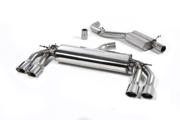 Milltek Exhaust System Polished Tips Oval - 15+ Audi TT TTS MK3 2.0 TFSI Quattro