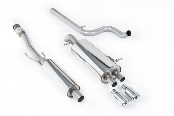 Milltek Exhaust System Polished Tips - 10-19 Citroen DS3 1.6 THP 16V DSport