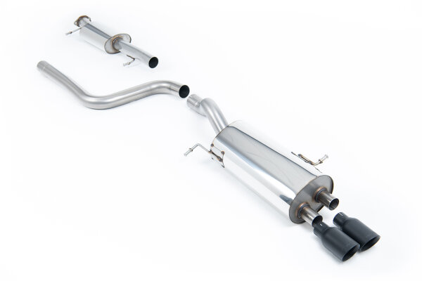 Milltek Exhaust System Cerakote Black Tips - 13-17 Ford Fiesta MK7/MK7.5 ST 1.6L EcoBoost 182PS & ST200