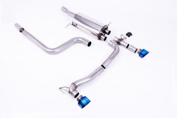 Milltek Exhaust System Burnt Titanium Tips - 20+ Ford Fiesta MK8/MK8.5 ST 1.5L EcoBoost 200PS