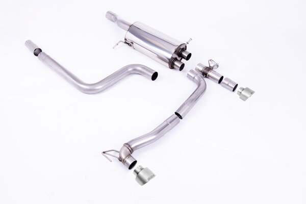 Milltek Exhaust System Titanium Tips - 18-20 Ford Fiesta MK8 1.5 EcoBoost ST 200PS (Maxton Diffusor Models only)