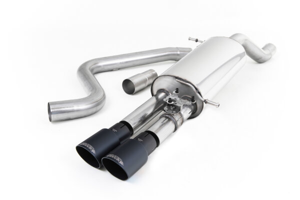 Milltek Exhaust System Cerakote Black Tips - 18-20 Ford Fiesta MK8 1.5 EcoBoost ST 200PS