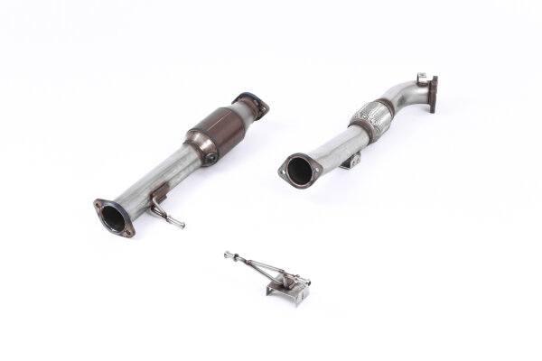 Milltek Downpipe / Catalyst - 09-10 Ford Focus MK2 RS 2.5T 305PS