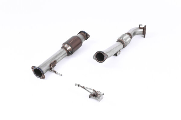 Milltek Downpipe / Katalysator - 09-10 Ford Focus MK2 RS 2.5T 305PS