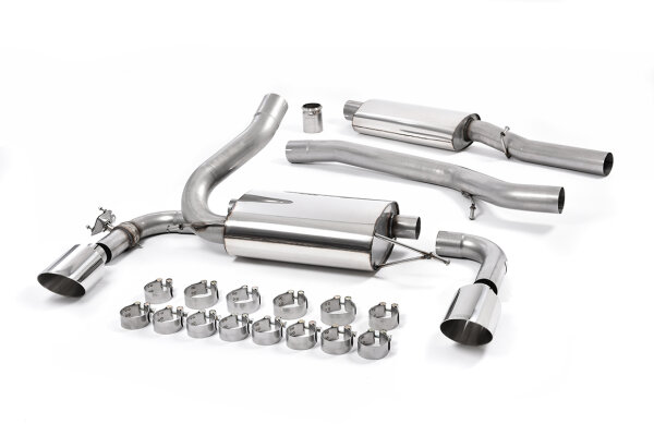 Milltek Auspuffanlage Polished Tips - 16-18 Ford Focus MK3 RS 2.3 EcoBoost 4WD 5-Türer Hatchback