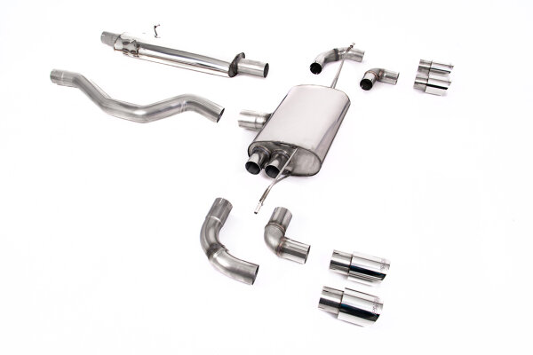 Milltek Exhaust System Polished Tips - 20+ Land Rover Range Rover Defender 110 2.0 I4 P300/P400e