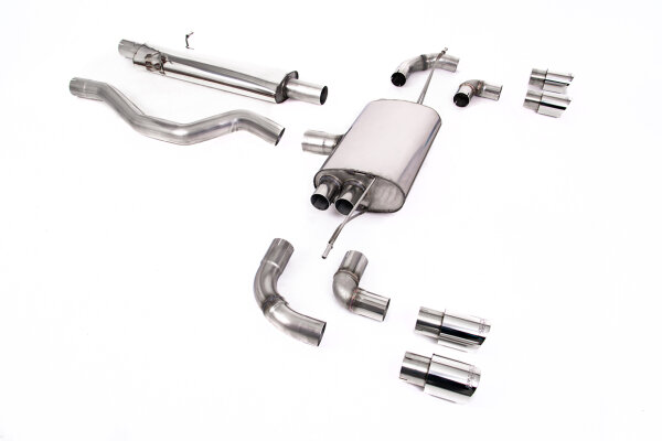 Milltek Exhaust System Polished Tips - 20+ Land Rover Range Rover Defender 110 3.0 I6 P400