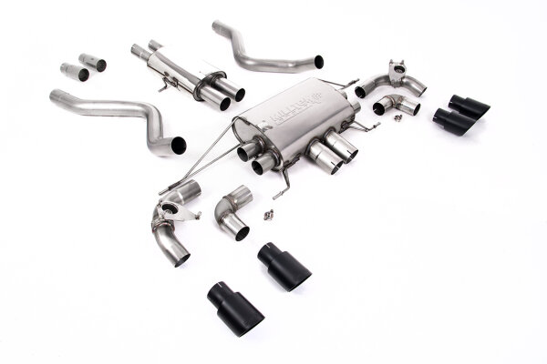 Milltek Exhaust System Cerakote Black Tips - 21+ Land Rover Range Rover Defender 90 5.0 V8 525PS (nur Modelle mit OPF/GPF)