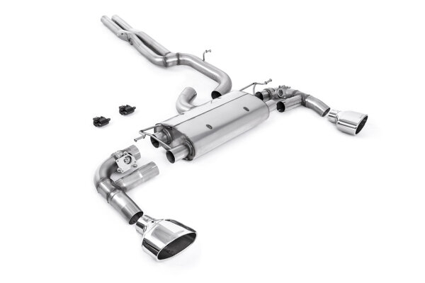 Milltek Exhaust System Polished Tips Oval - 21+ Cupra Formentor VZ5 2.5T 390PS 4Drive