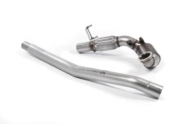 Milltek Downpipe / Katalysator - 14-19 Seat Leon Cupra 280/290/300 2.0 TSI (nur Modelle ohne OPF/GPF) / 13-18 VW Golf 7/7.5 GTI (nur Modelle ohne OPF/GPF)