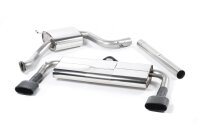 Milltek Exhaust System Cerakote Black Tips Oval - 14-17...