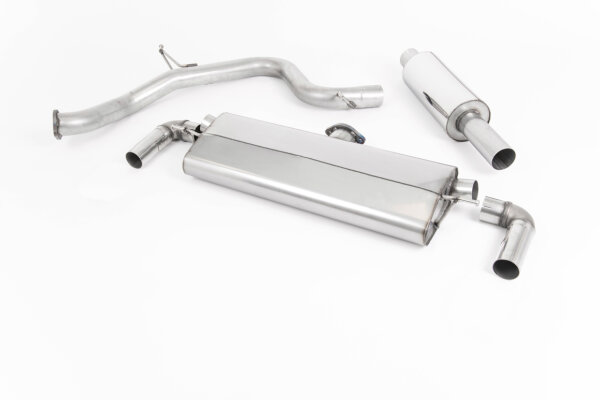 Milltek Exhaust System Cerakote Black Tips Oval - 19-20 Seat Leon Cupra 290 Hatchback (OPF/GPF Models only)