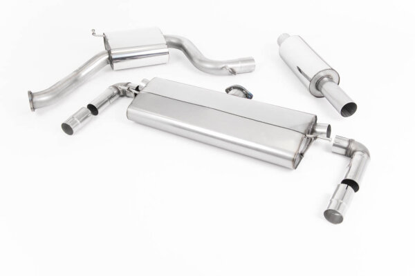 Milltek Exhaust System Polished Tips Oval - 18-19 Seat Leon Cupra 300 2.0TSI (Non-OPF/GPF Models only)