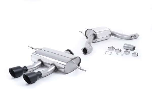 Milltek Exhaust System Cerakote Black Tips - 10-12 Seat Leon Cupra R 2.0TSI 265PS