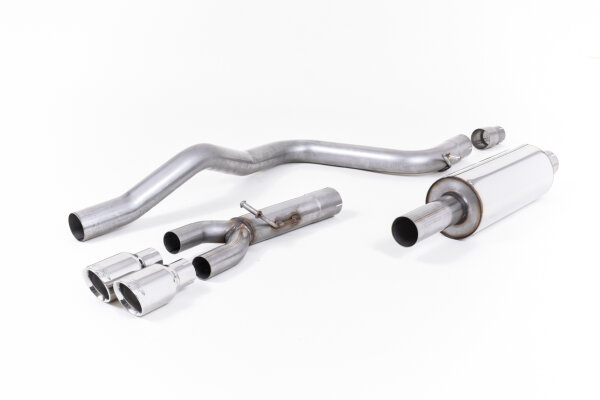 Milltek Auspuffanlage Polished Tips - 13-20 Seat Leon FR 2.0TDI 150 SC und 5-Türer (manuell / DSG Getriebe)