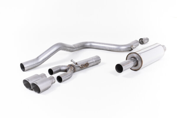 Milltek Auspuffanlage Titanium Tips - 13-20 Seat Leon FR 2.0TDI 150 SC und 5-Türer (manuell / DSG Getriebe)