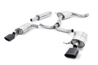 Milltek Exhaust System Cerakote Black Tips Oval - 15-19...