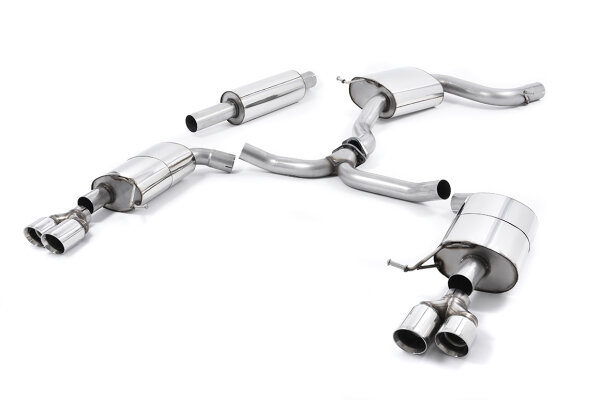 Milltek Exhaust System Polished Tips - 15-19 Seat Leon ST Cupra 280/290 2.0TSI (Non-OPF/GPF Models only)